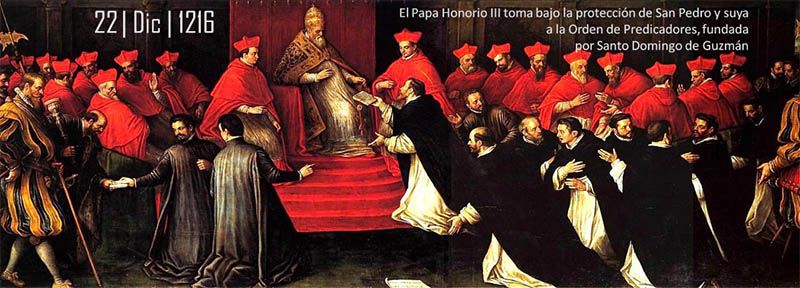 785º Aniversario de la confirmación de la Orden por el Papa Honorio III