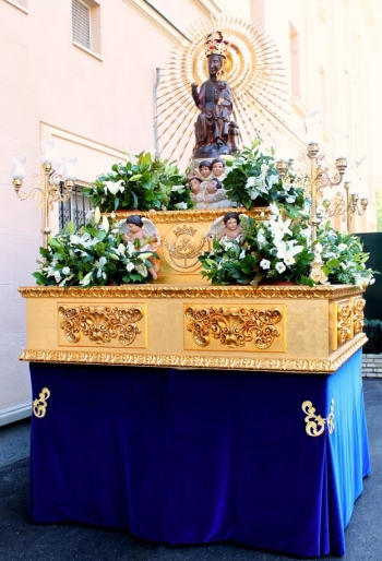 Virgen de Atocha, Patrona de la Familia Real. Dominicos.