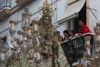 Virgen del Rosario. Cádiz. PP. Dominicos