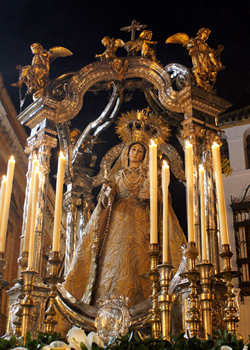 Virgen del Rosario. Jerez. PP. Dominicos.