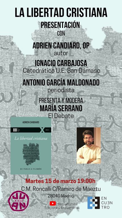 cartel presentacion la libertad cristiana cartel presentacion la libertad cristiana