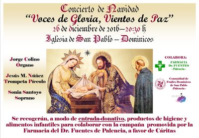 Concierto Solidario Navidad Palencia 2