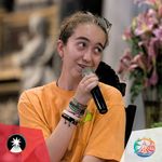 elena m tascon con el papa