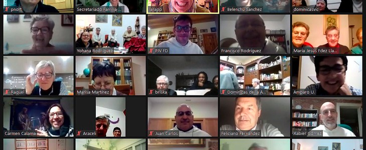 encuentro online Familia dominicana