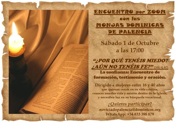 encuentro zoom dominicas palencia