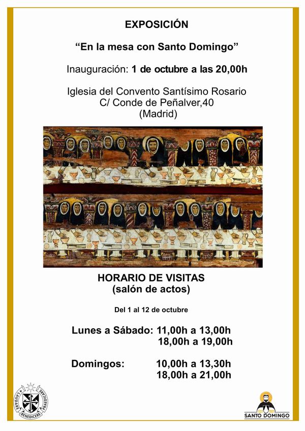 exposicion mesa domingo santisimo rosario