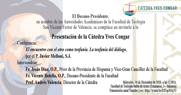 invitacion a la presentacion de la catedra de ecumenismo