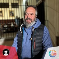 javier rodenas con el papa