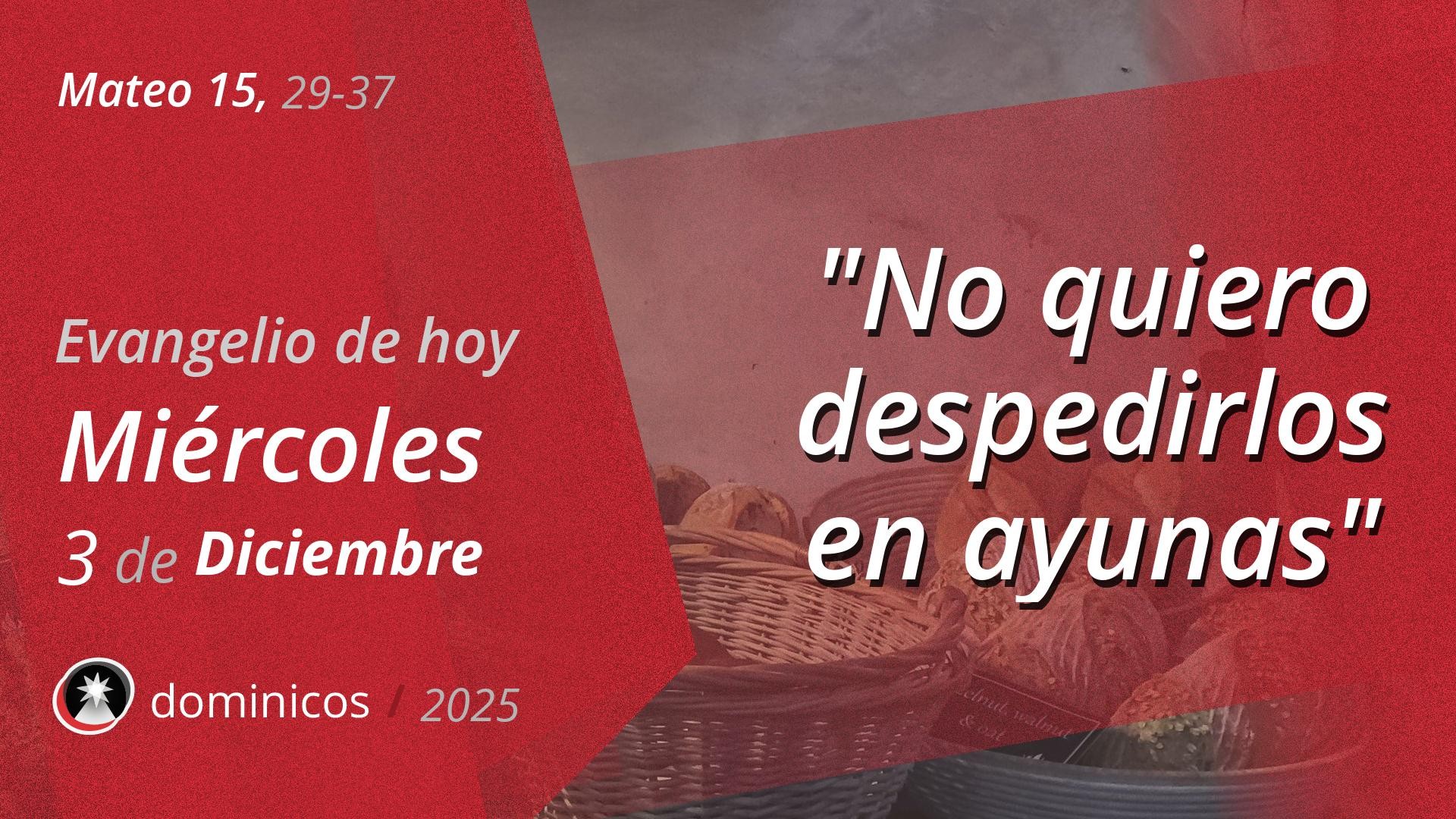 Evangelio de hoy en vídeo