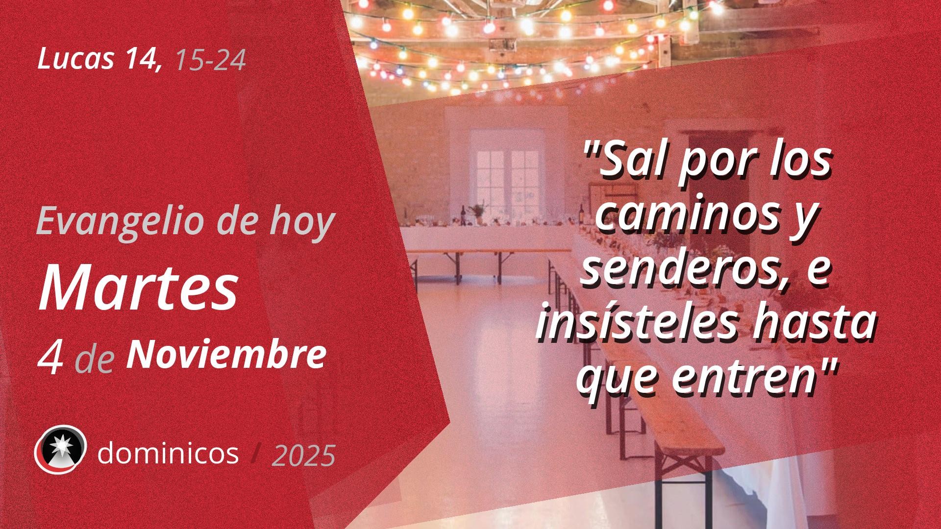 Evangelio de hoy en vídeo