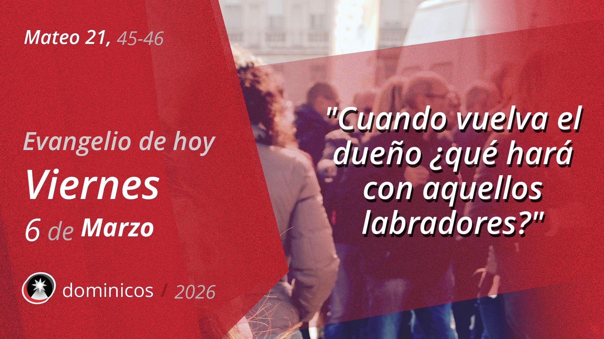 Evangelio de hoy en vídeo