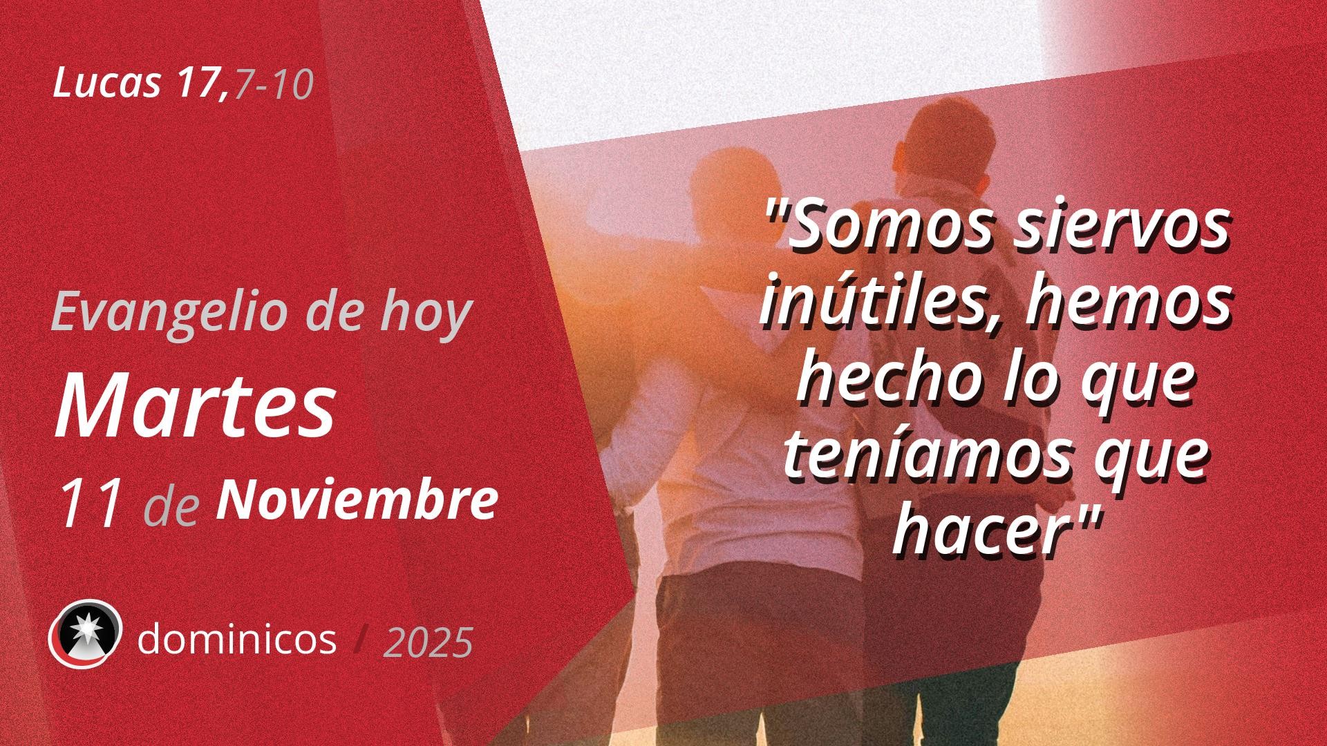 Evangelio de hoy en vídeo