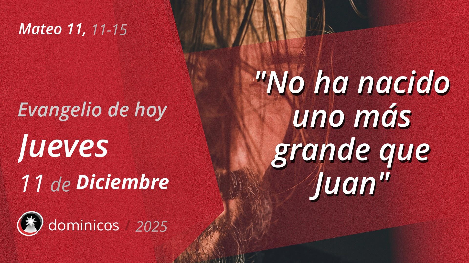 Evangelio de hoy en vídeo