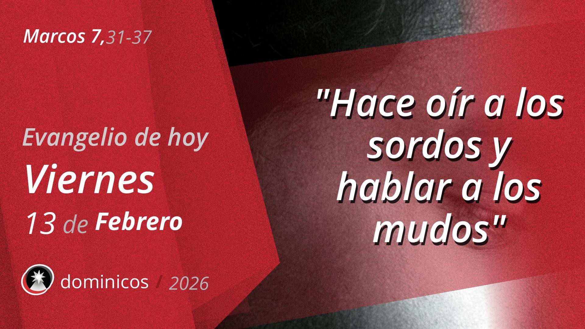 Evangelio de hoy en vídeo