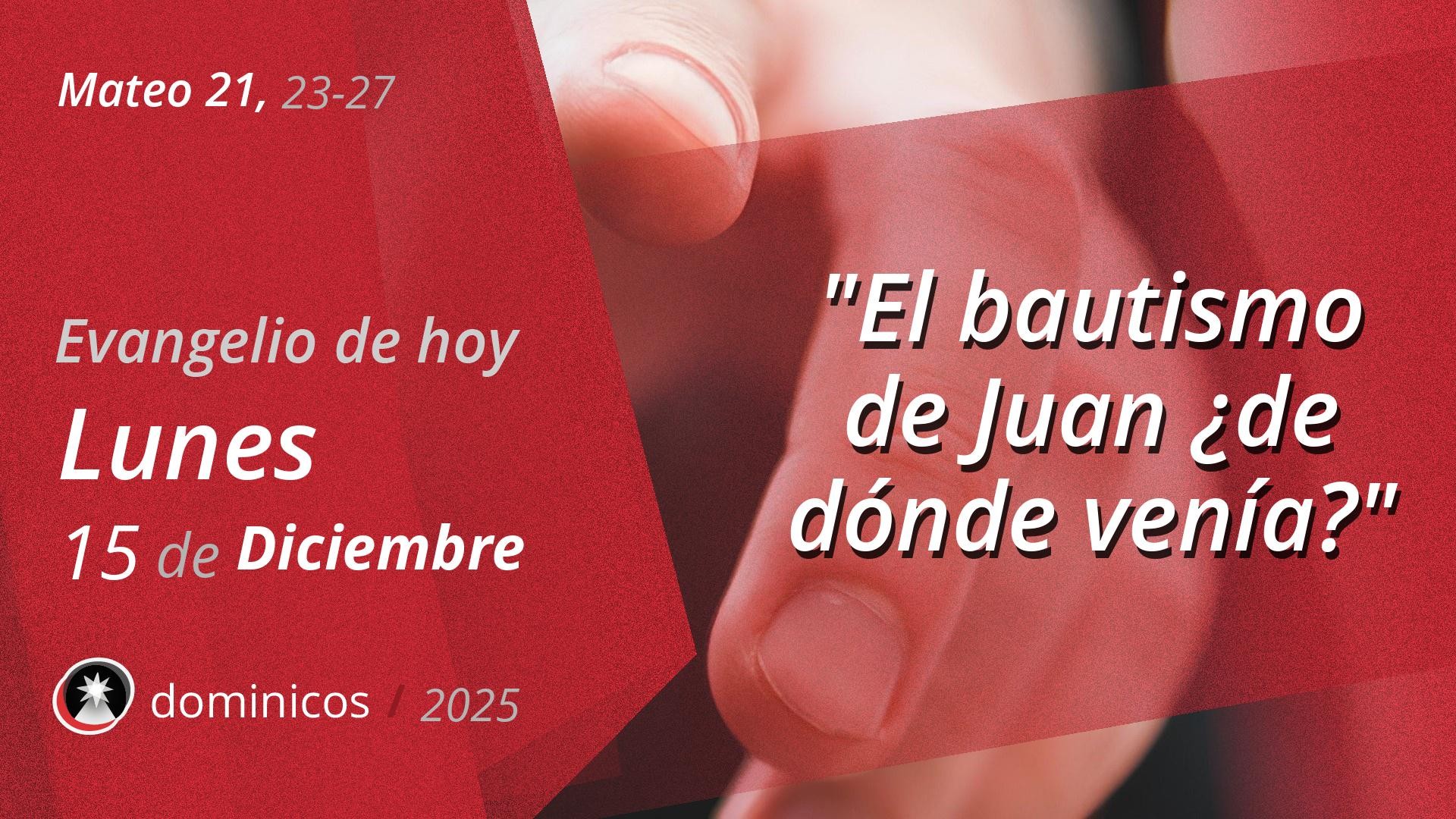 Evangelio de hoy en vídeo