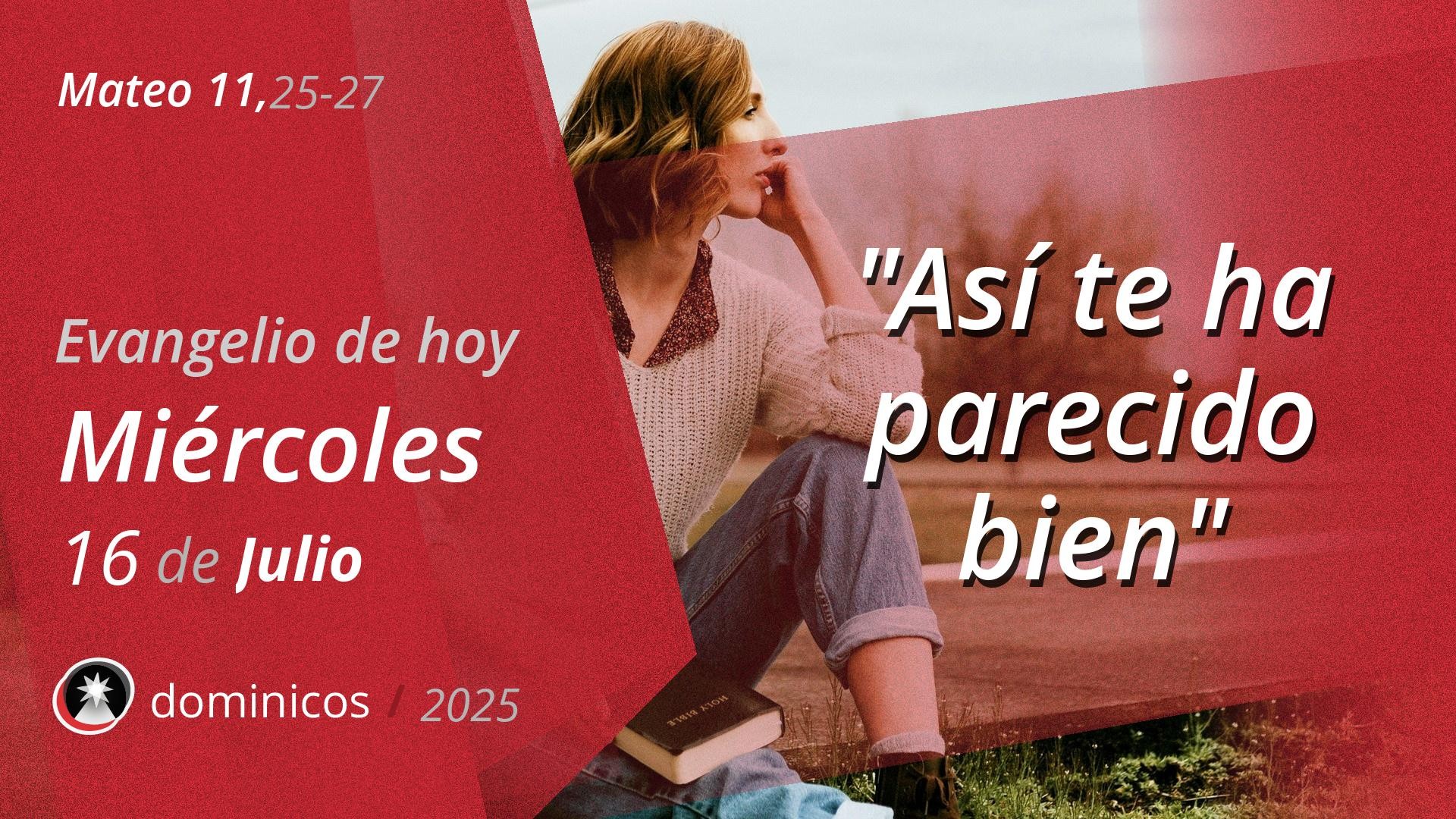 Evangelio de hoy en vídeo