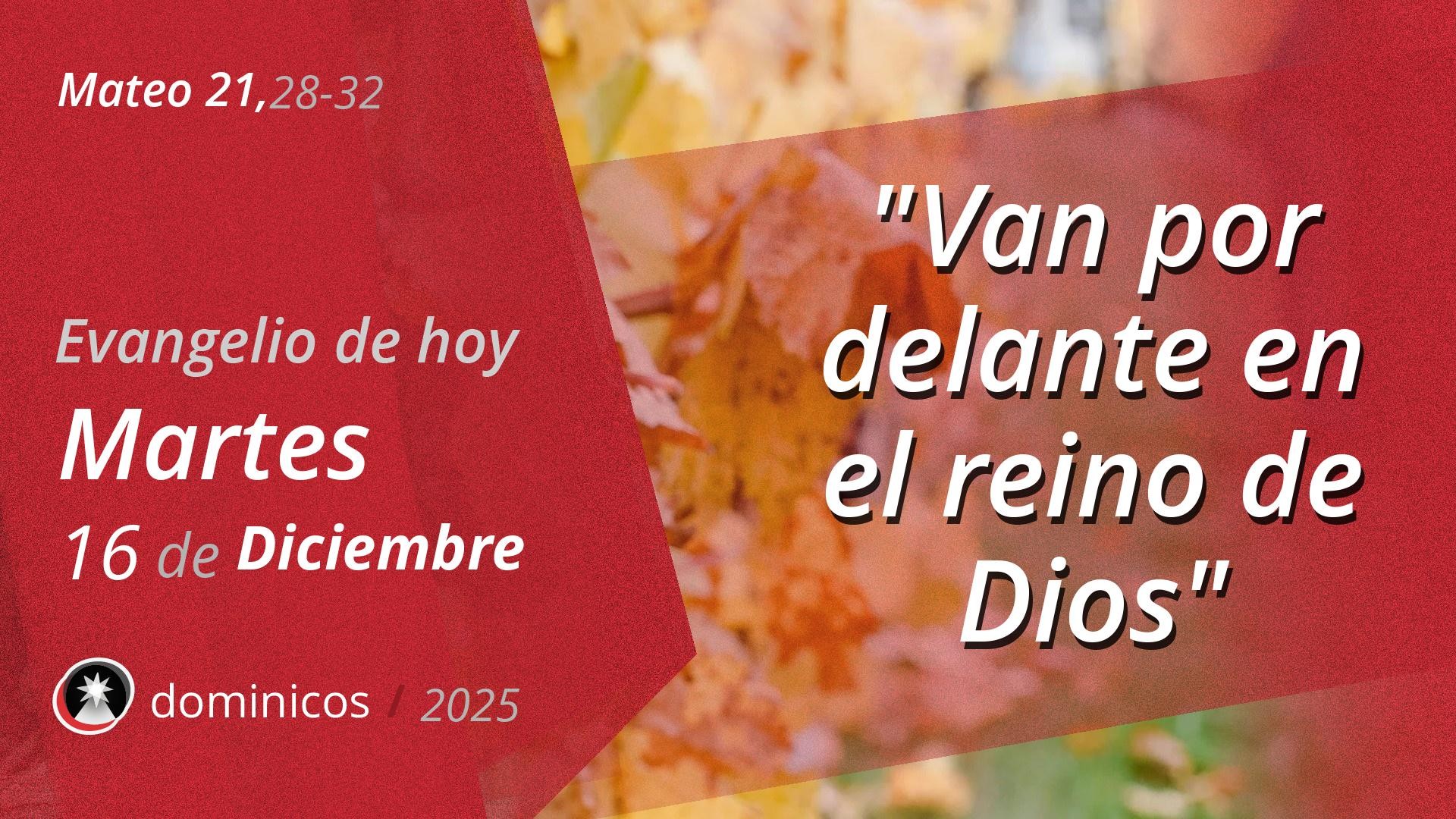 Evangelio de hoy en vídeo