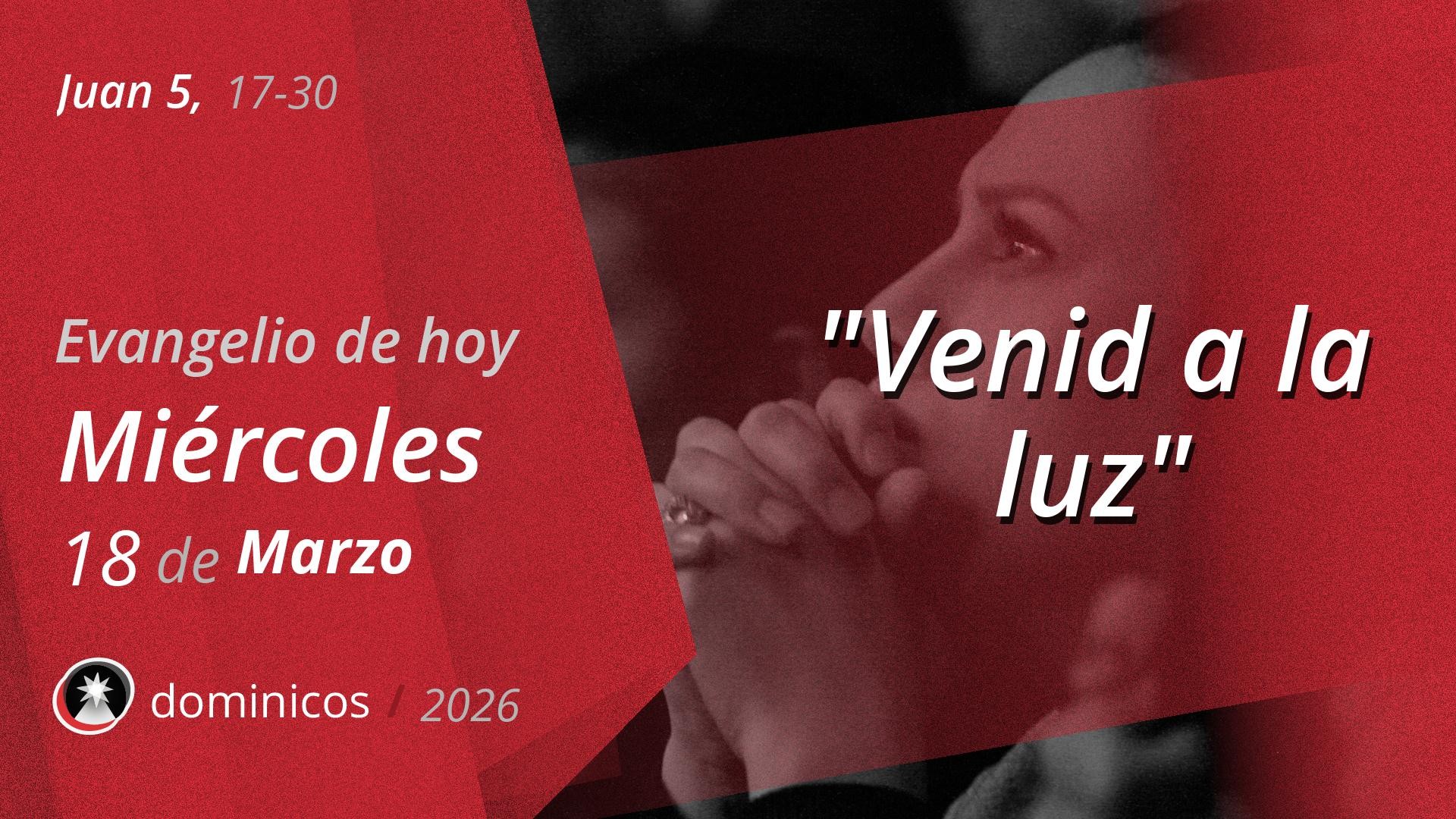 Evangelio de hoy en vídeo