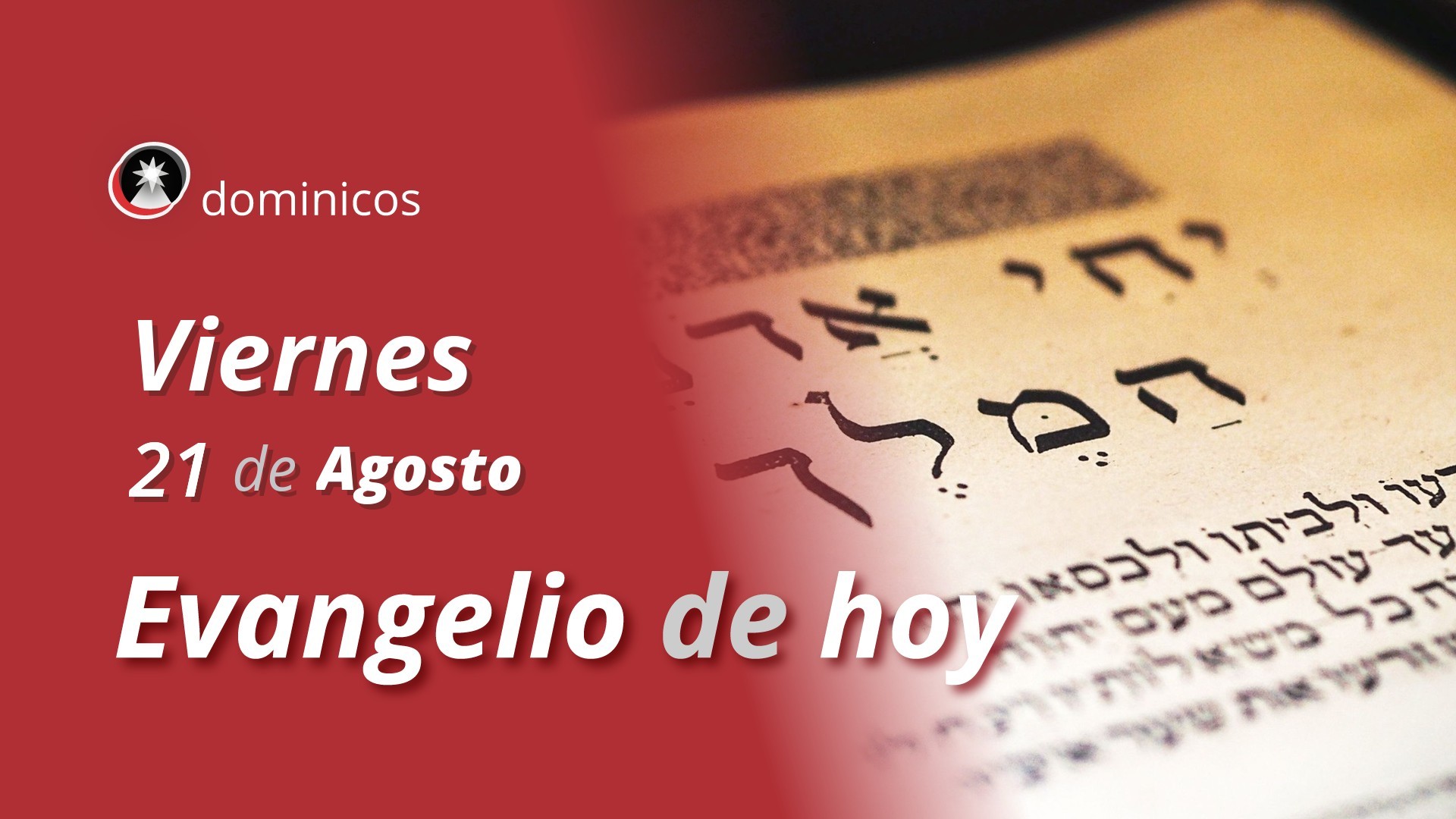 Evangelio de hoy en vídeo