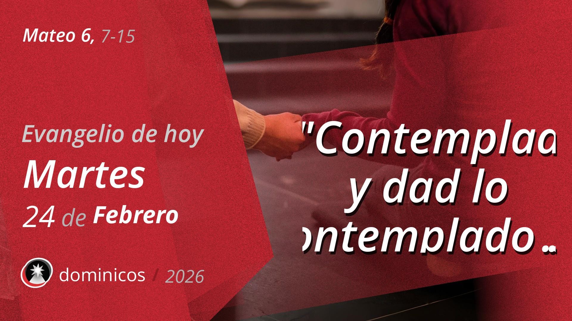 Evangelio de hoy en vídeo