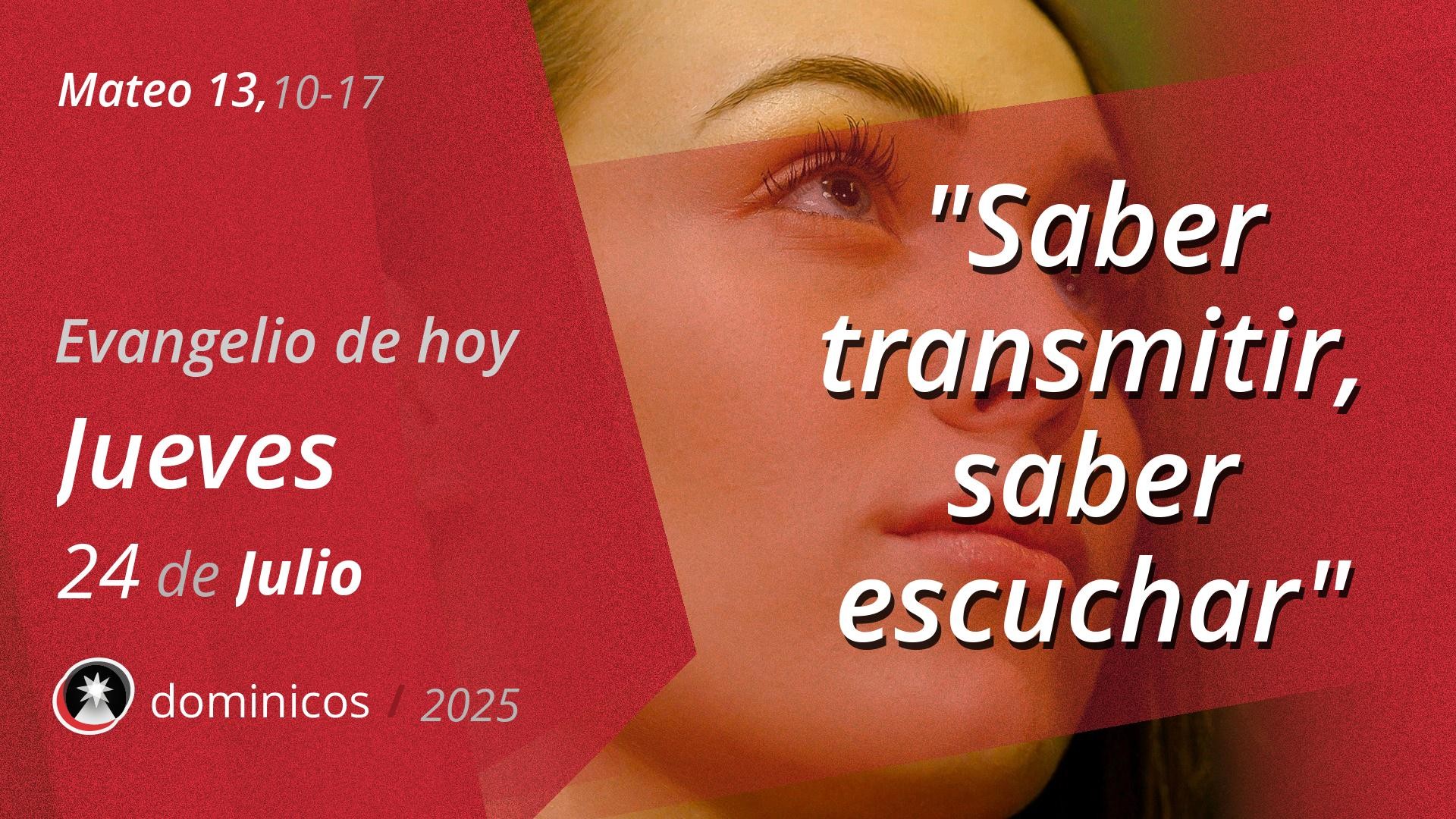 Evangelio de hoy en vídeo