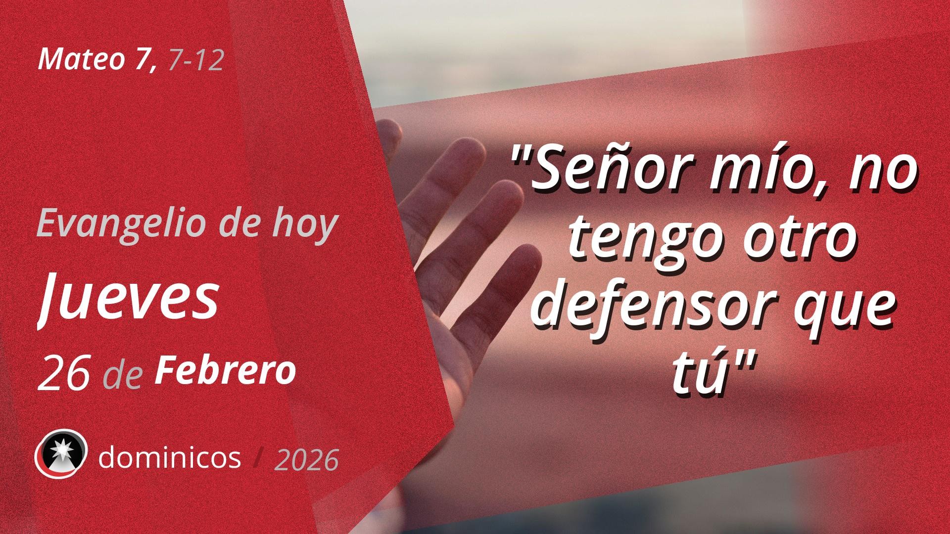 Evangelio de hoy en vídeo