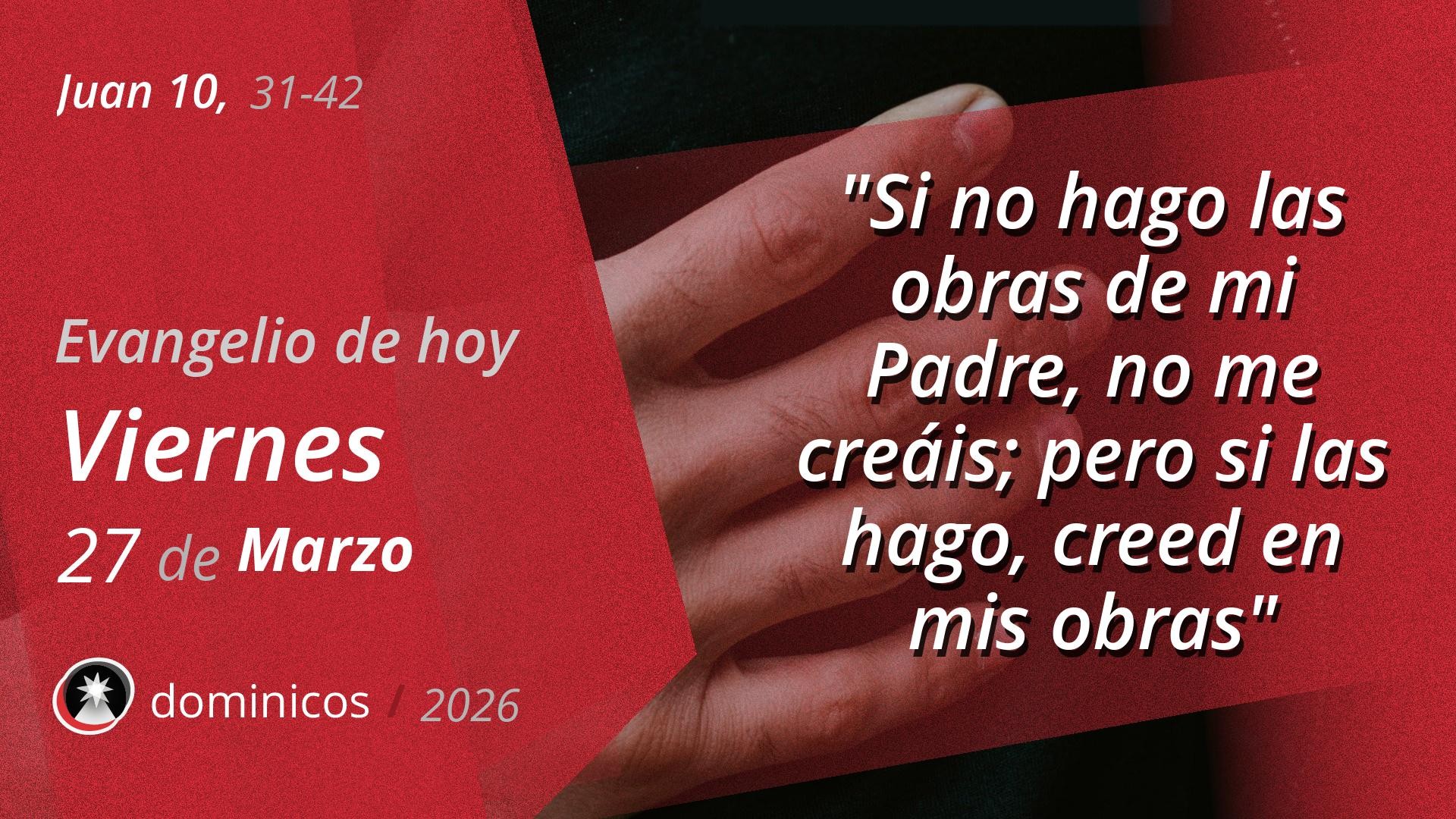 Evangelio de hoy en vídeo