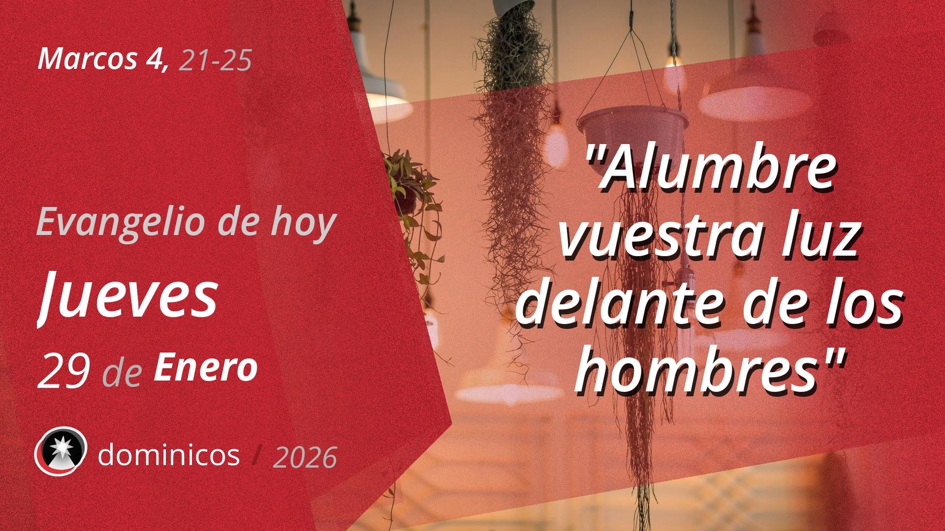 Evangelio de hoy en vídeo