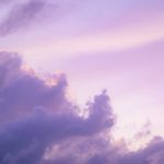 nubes violetas imagen para vivir la cuaresma