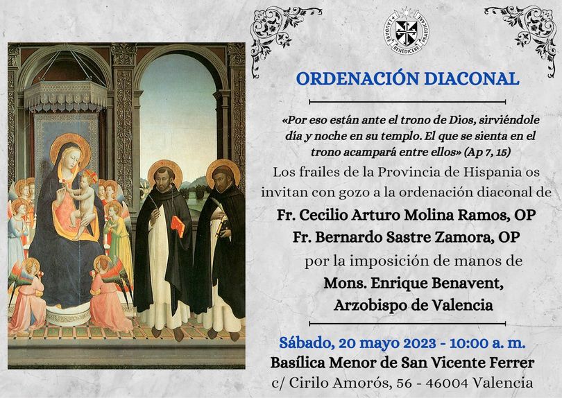 ordenacion diacola bernardo y cecilio ordenacion diacola bernardo y cecilio