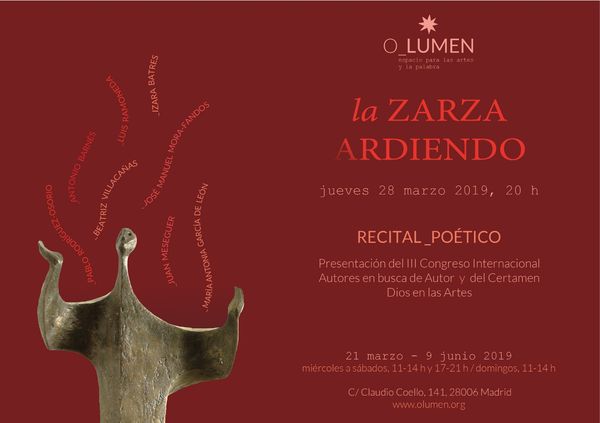 recital poesia la zarza ardiendo recital poesia la zarza ardiendo