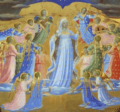 Cuarto misterio glorioso: La Asunción de María a los cielos