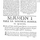 Sermones San Luis Bertrán: I Domingo de Cuaresma
