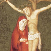 Resultado de imagen para La SantÃ­sima Virgen Madre de Dios al pie de la cruz en el Calvario 