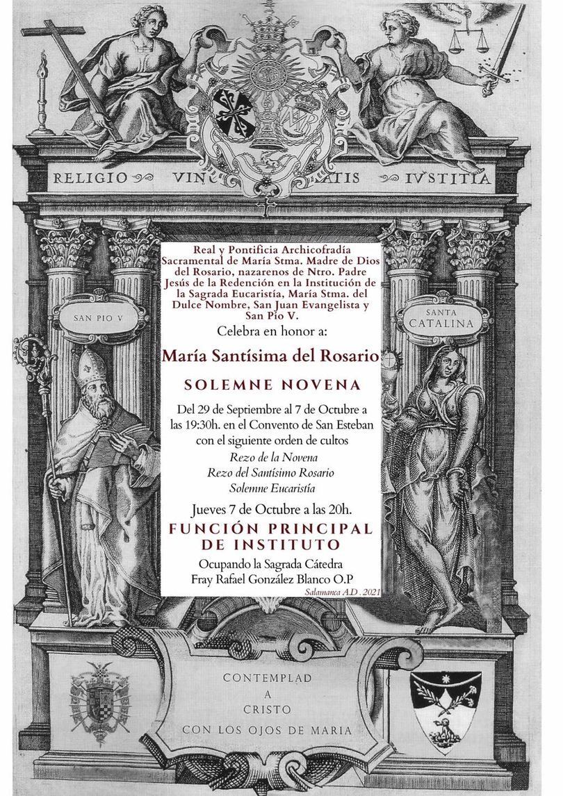 virgen rosario actos salamanca 2021