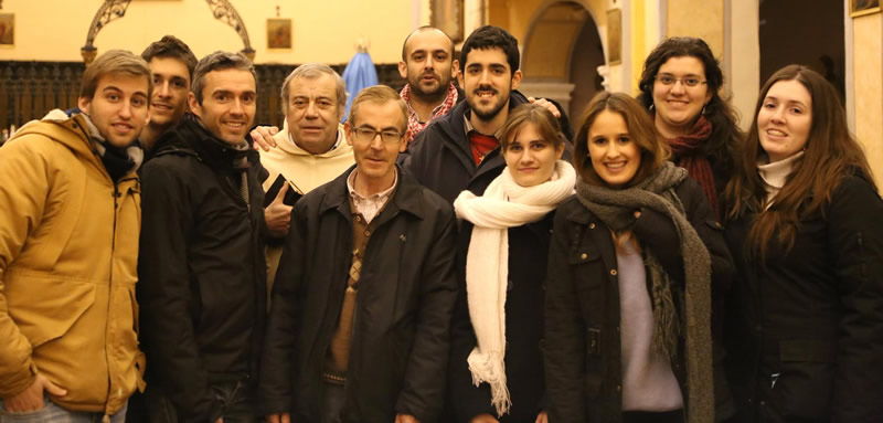 Jóvenes de la Pascua Rural en la comunidad de Gea de Albarracín