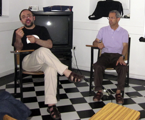 J. L. Chamorro, izquierda, y A. Martínez, derecha.