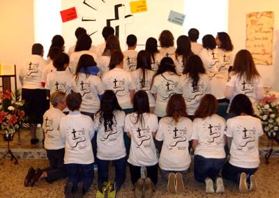 Un grupo de jóvenes de la Anunciata comparten Pasc