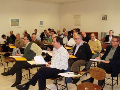 Asamblea del <em>Coetus</em> de profesores de la P