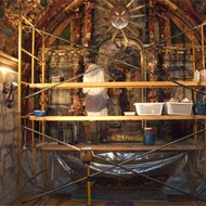 Cierre temporal de la cueva de Santo Domingo, en S