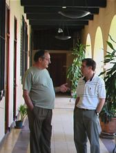 El P. Francisco L. de Faragó visita la República D