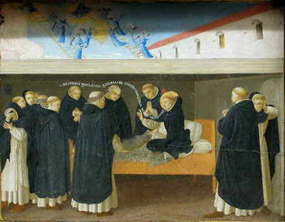 Muerte de Santo Domingo. Fray Angelico